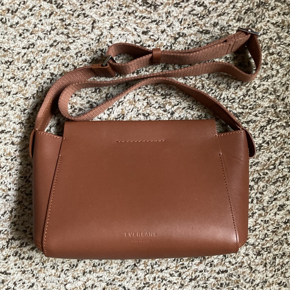 Everlane Mini Form Bag - Cognac